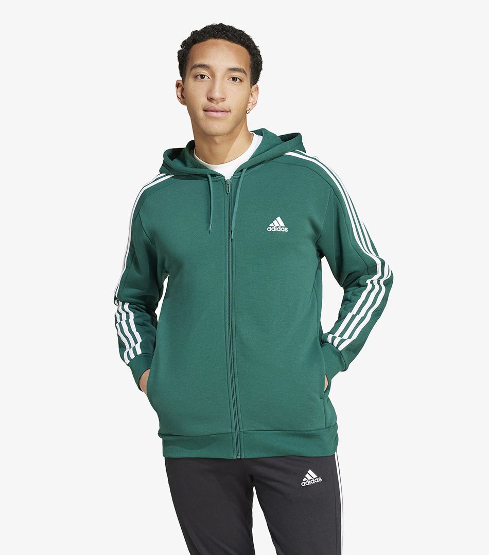 Adidas Essentials Fleece 3-Stripes Full-Zip