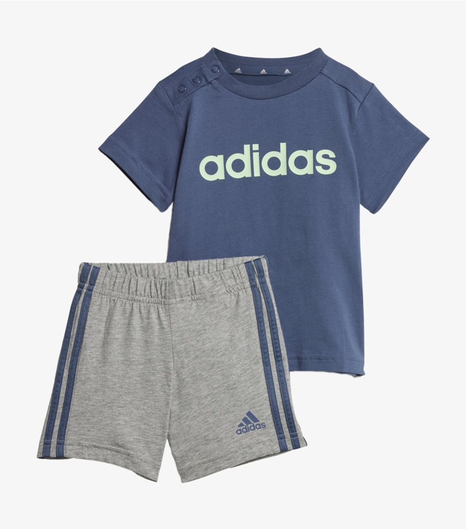 Adidas Essentials Lineage Organic Cotton Tee and Shorts Set