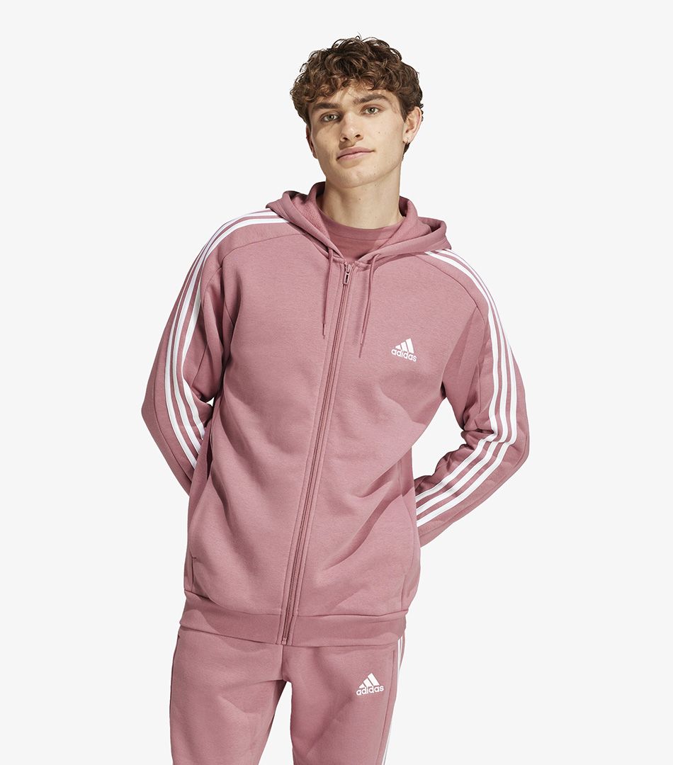 Adidas 3 Stripes Full Zip Hoodie