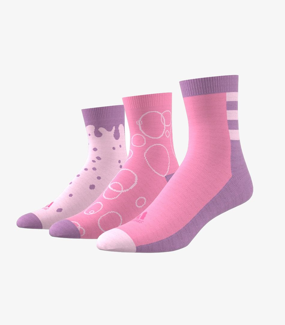 Adidas Graphic Socks 3 Pair Pack