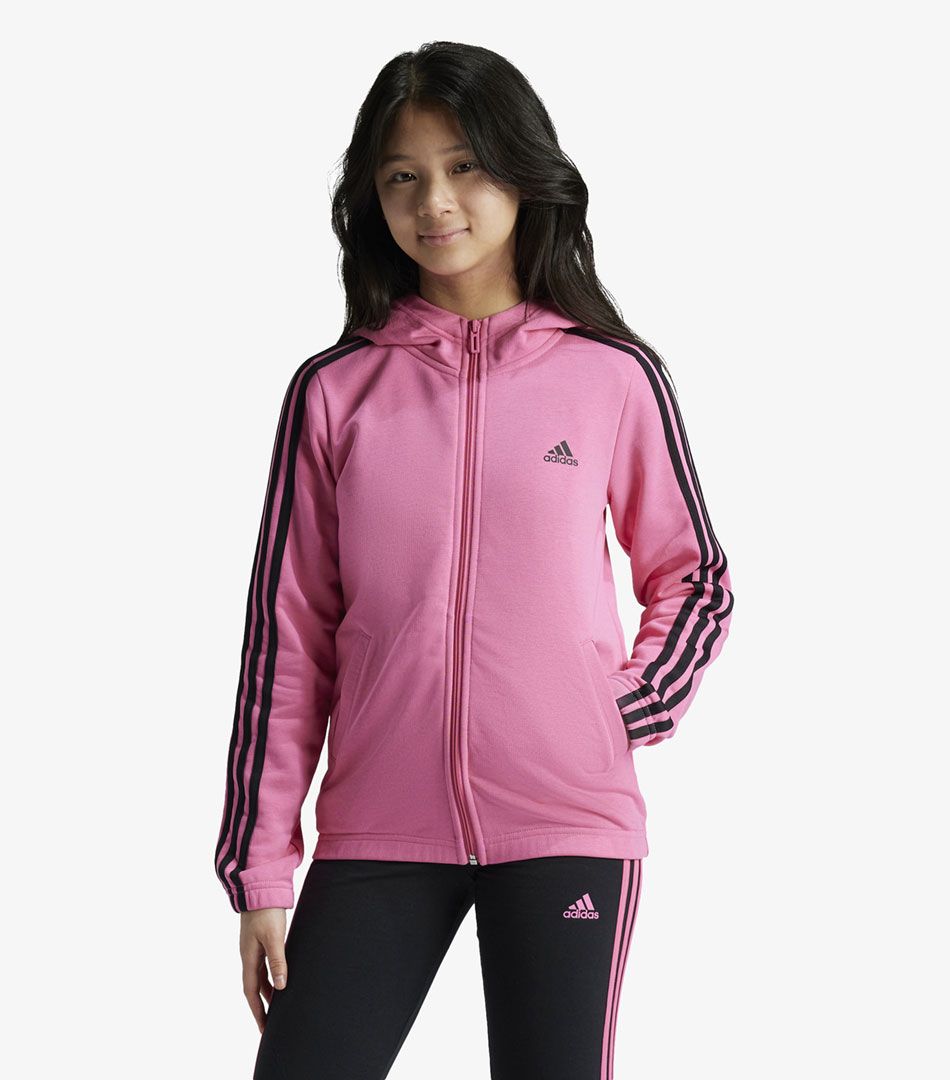 Adidas Essentials 3-Stripes Full-Zip Hoodie