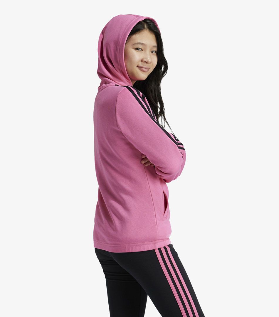 Adidas Essentials 3-Stripes Full-Zip Hoodie