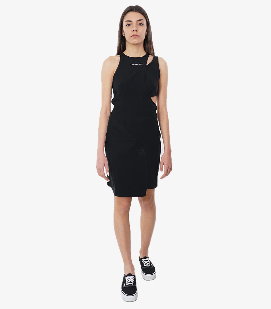 Calvin Klein Wrapping Cut Out Dress