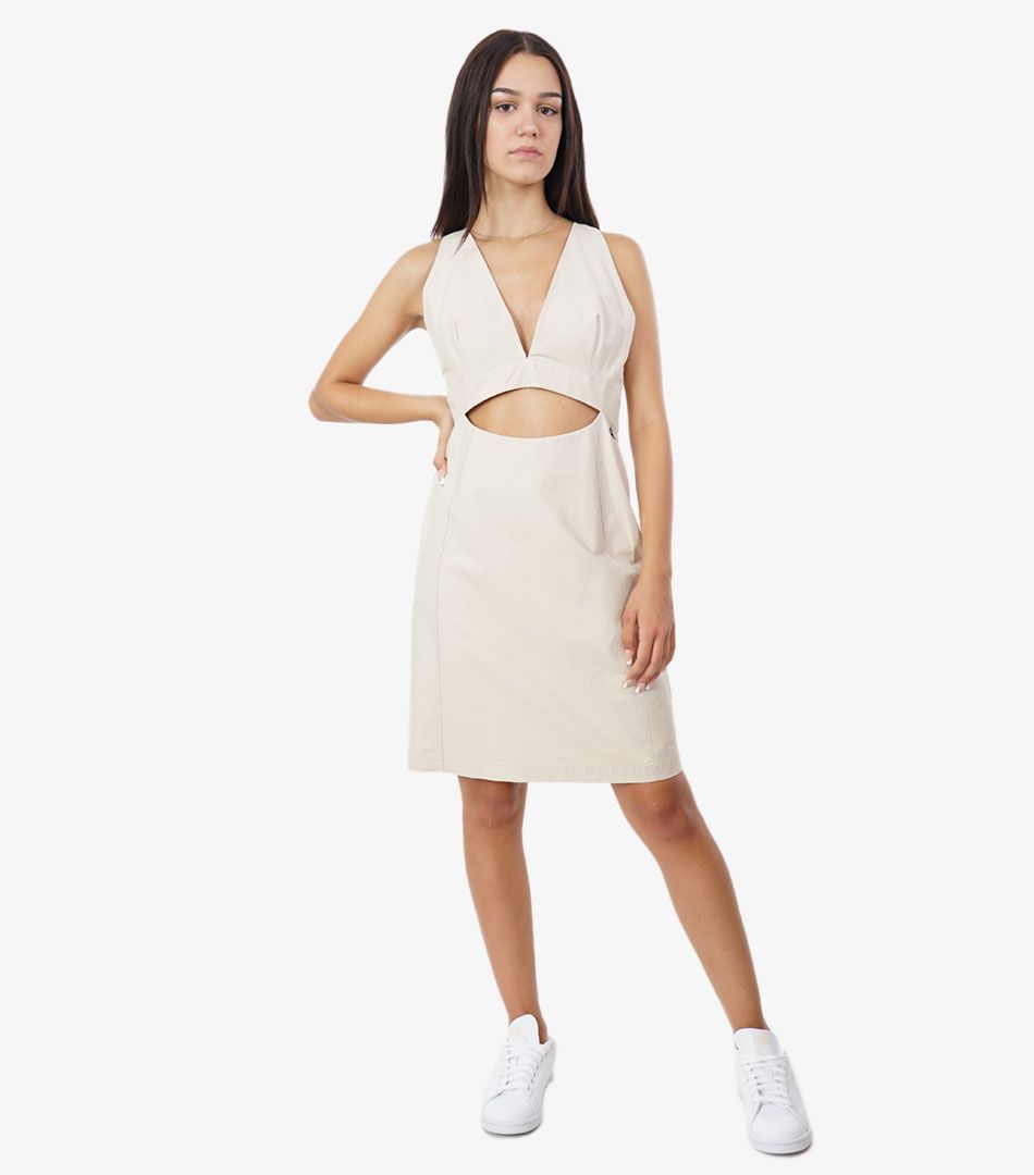 Calvin Klein Open Back Strap Utility Dress