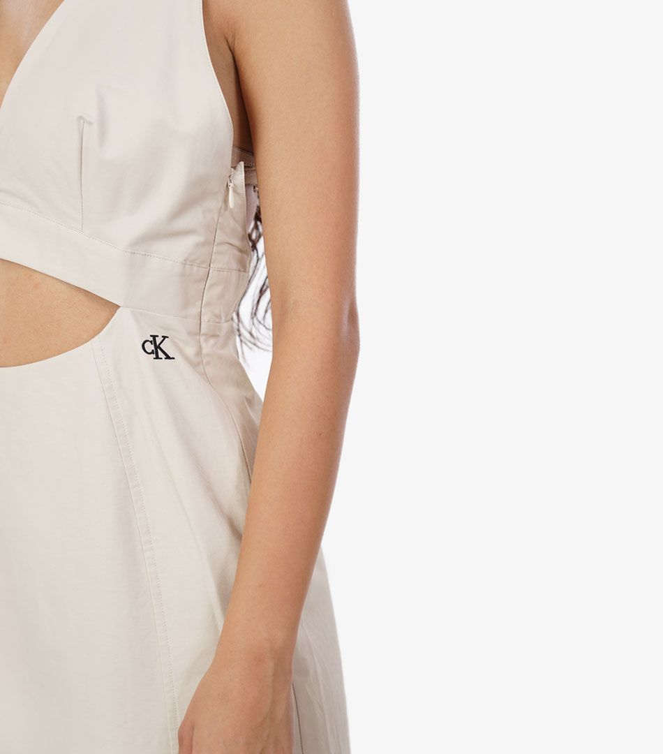 Calvin Klein Open Back Strap Utility Dress