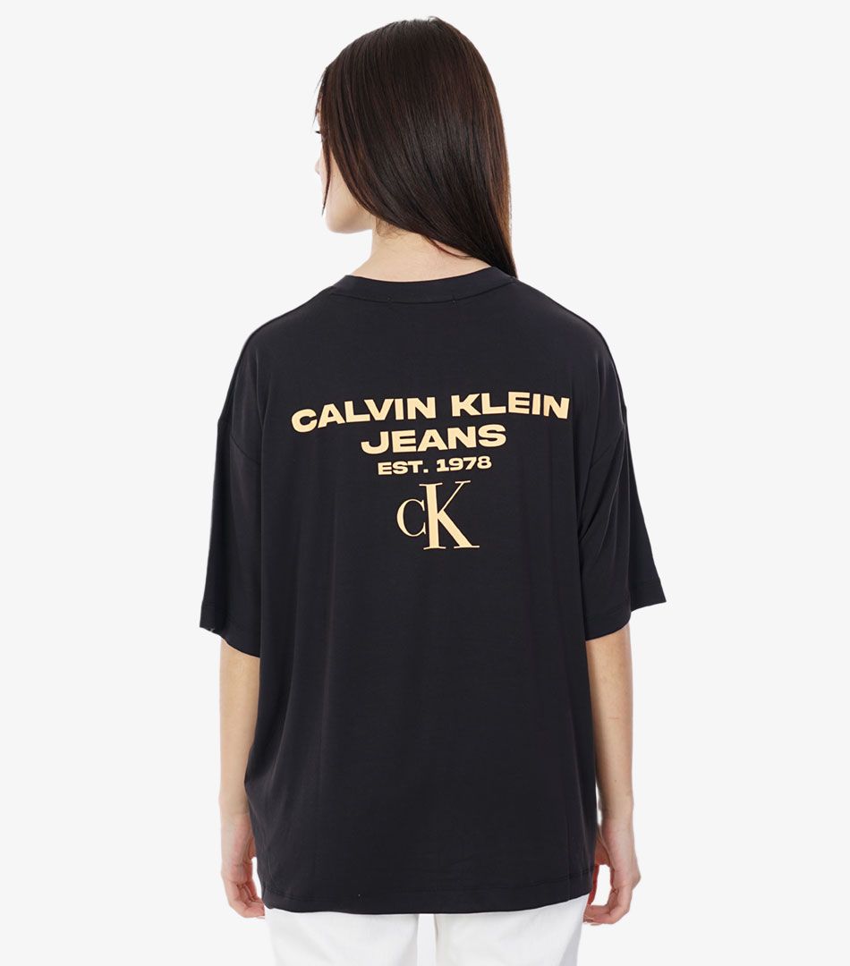 & Αξεσουάρ Modal Tee Logo Klein Παπούτσια Back Ρούχα, Casual | Calvin Boyfriend