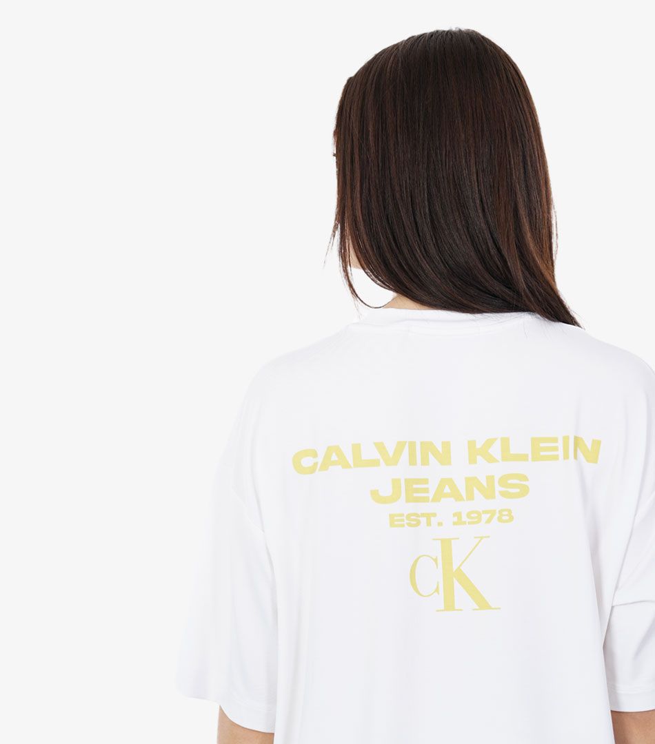 Calvin | & Αξεσουάρ Casual Boyfriend Παπούτσια Back Modal Tee Klein Logo Ρούχα,