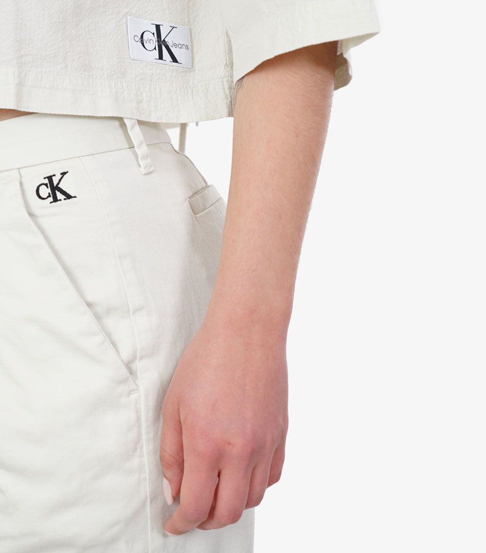 Calvin Klein Back Detail Seersucker Shirt