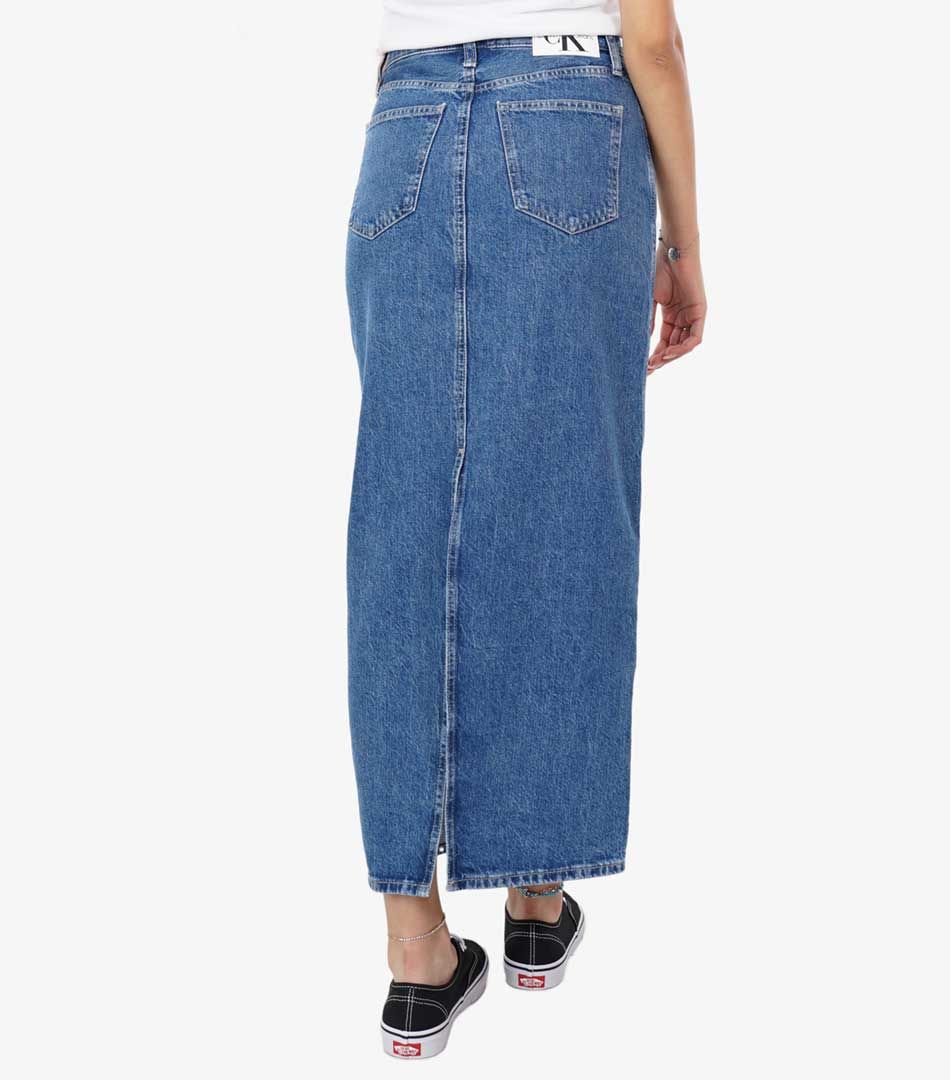 Calvin Klein Trouser Pocket Maxi Skirt