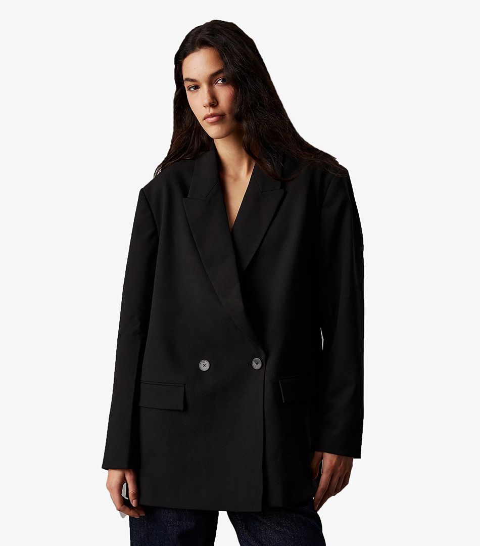 Calvin Klein Double Breasted Relaxed Blazer