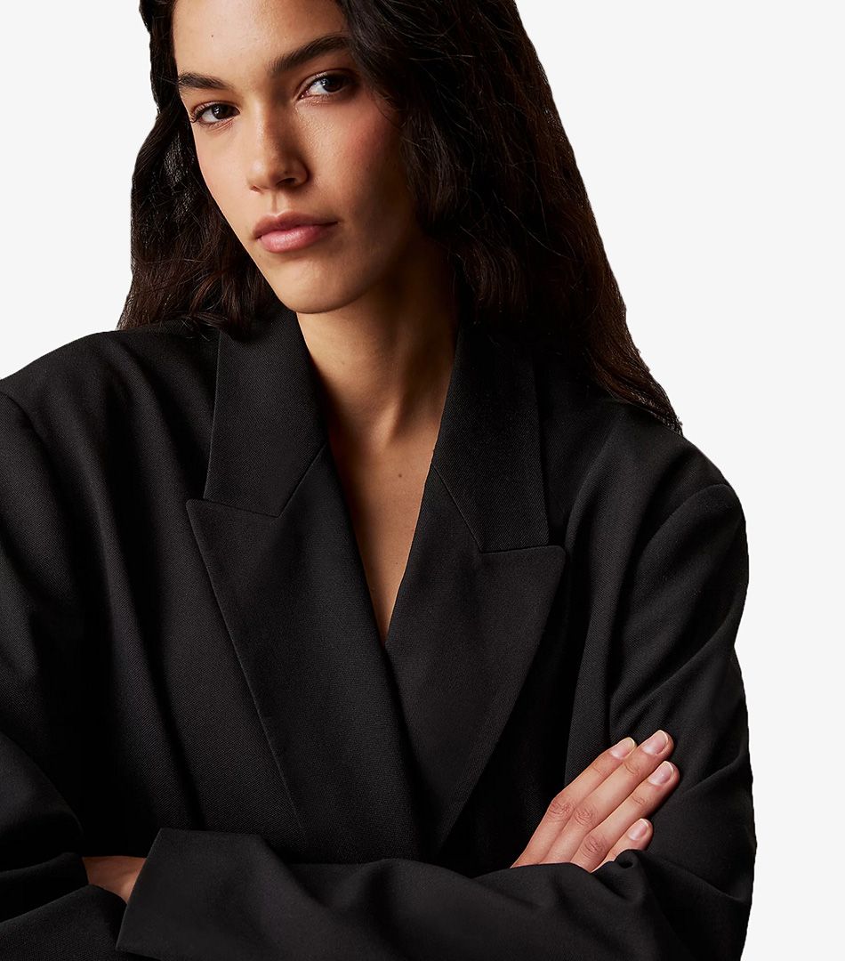 Calvin Klein Double Breasted Relaxed Blazer