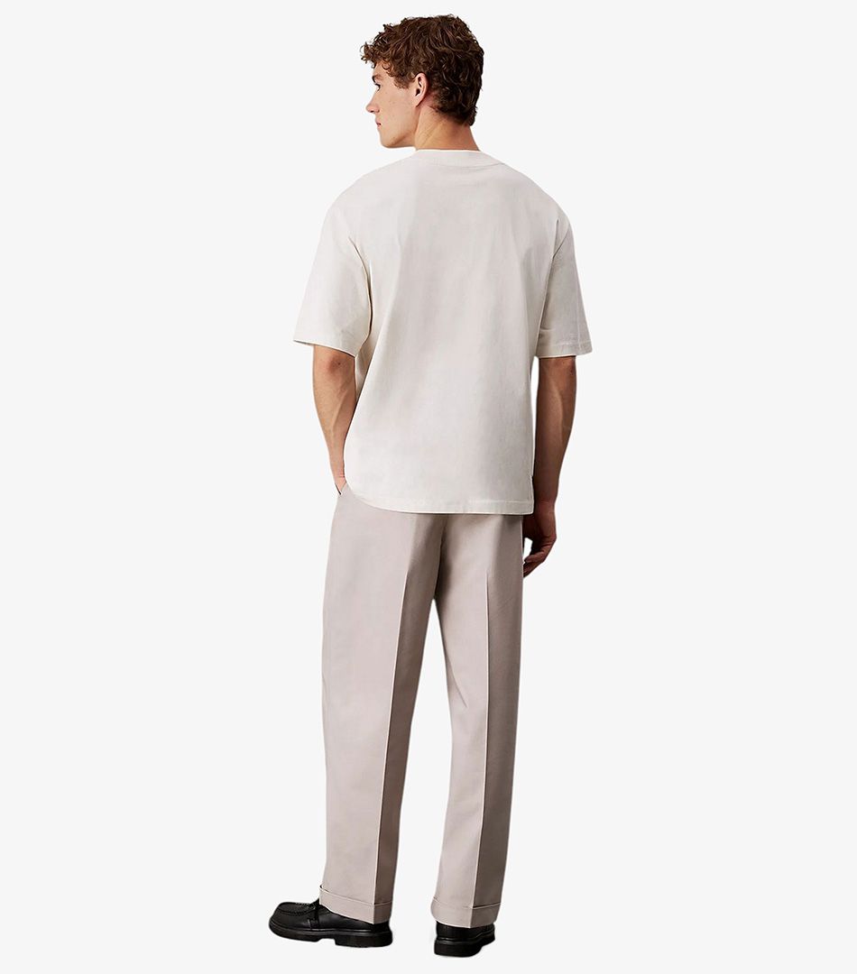 Calvin Klein Relaxed Tailored Twill Trousers