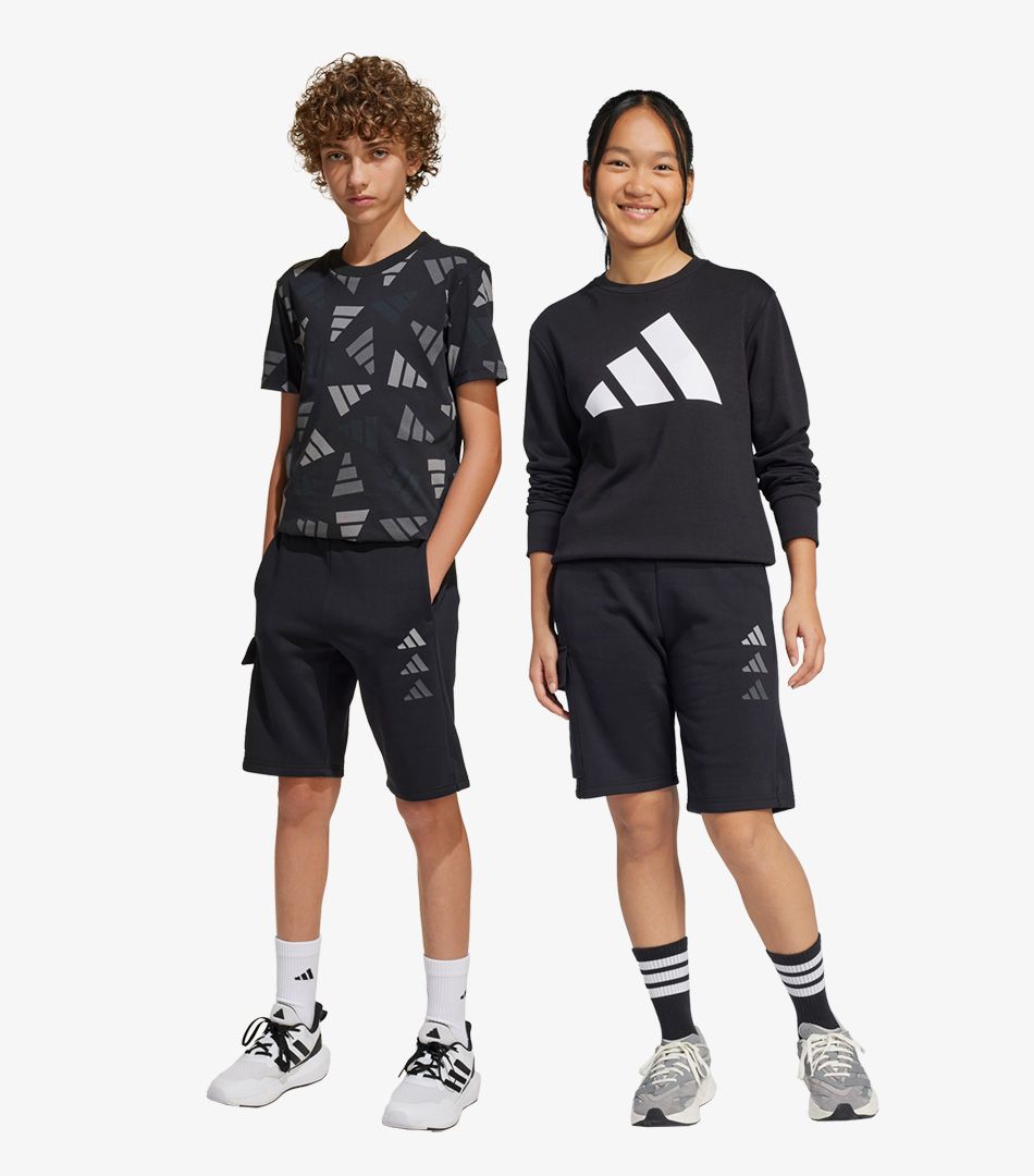 Adidas Seasonal Essentials Logo Celebration Fleece Shorts