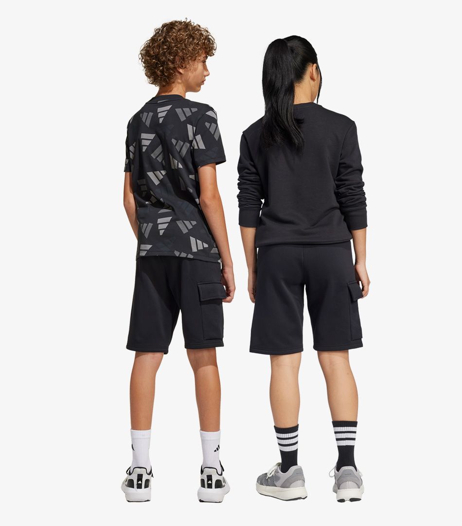 Adidas Seasonal Essentials Logo Celebration Fleece Shorts