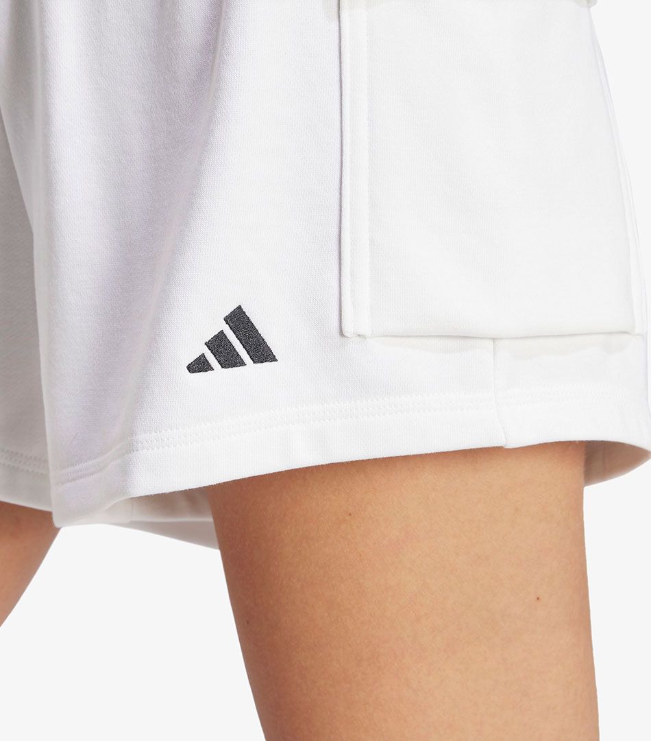 Adidas Essentials Small Logo French Terry Cargo Shorts