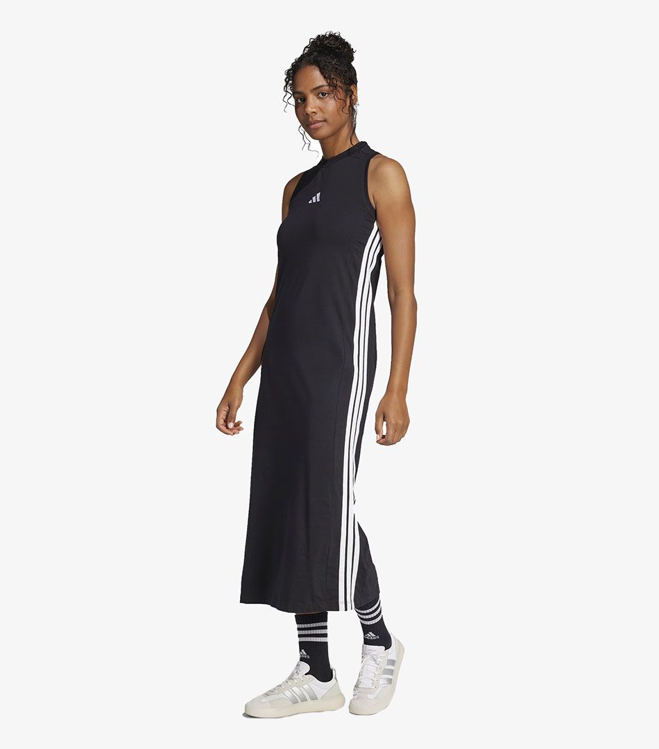 Adidas Essentials 3-Stripes Long Racerback Dress