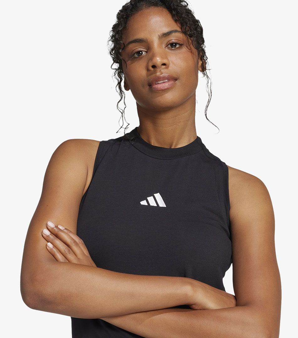 Adidas Essentials 3-Stripes Long Racerback Dress