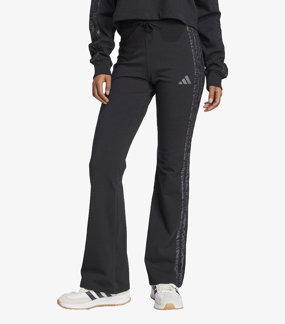Adidas Essentials 3-Stripes Print Cotton Leggings