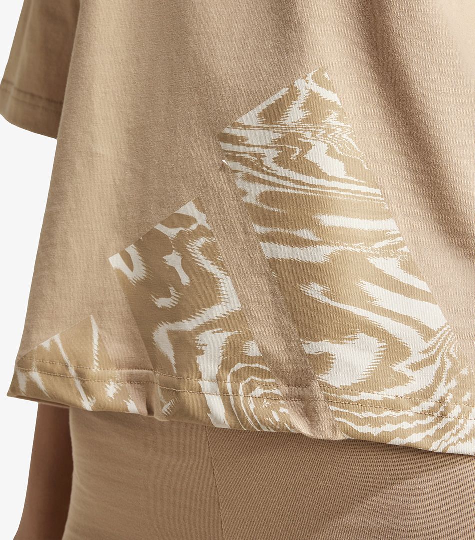 Adidas Essentials Seasonals Animal Big Logo Boyfriend Tee