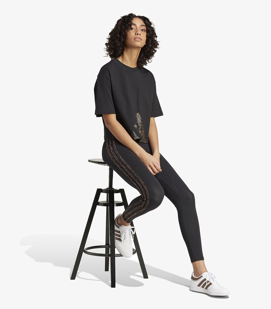 Adidas Essentials Seasonals Animal Big Logo Boyfriend Tee