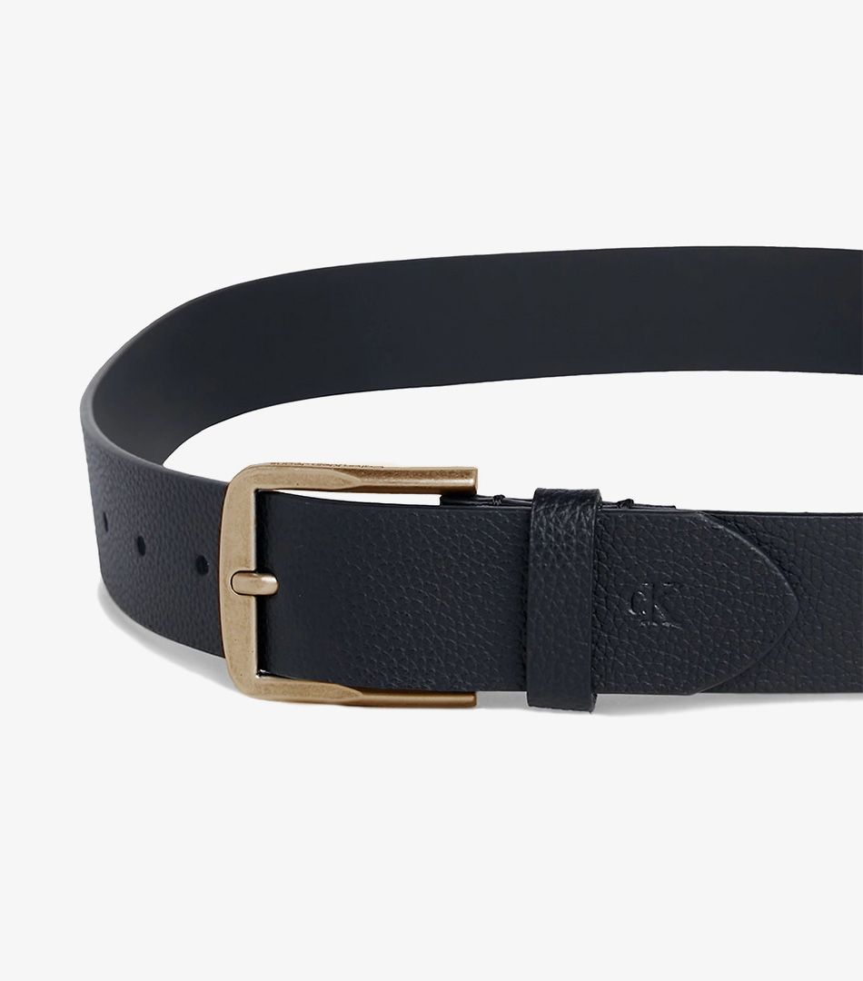 Calvin Klein Classic Flat R Lthr Belt 35MM