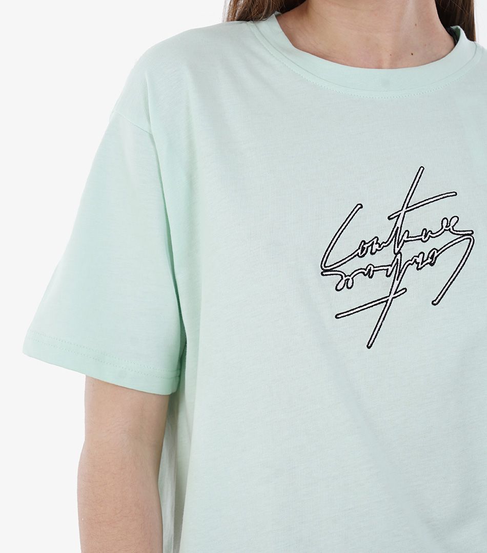 The Couture Club Mirrored Signature Tee