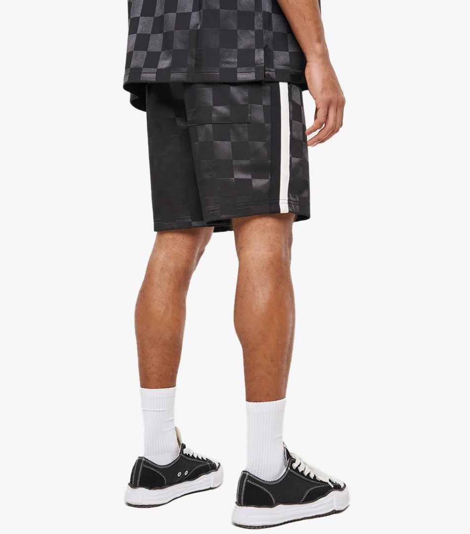 The Couture Club Tonal Checkerboard Resort Short