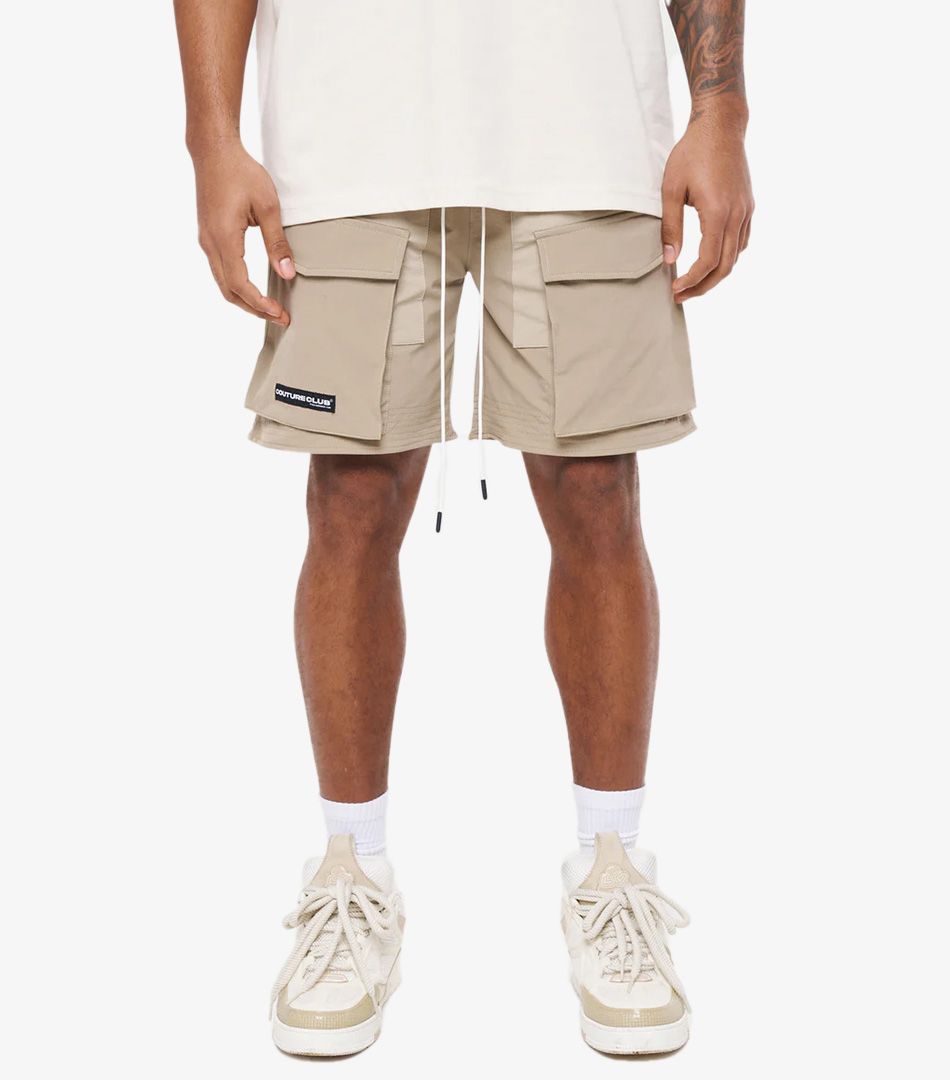 The Couture Club Panelled Cargo Shorts