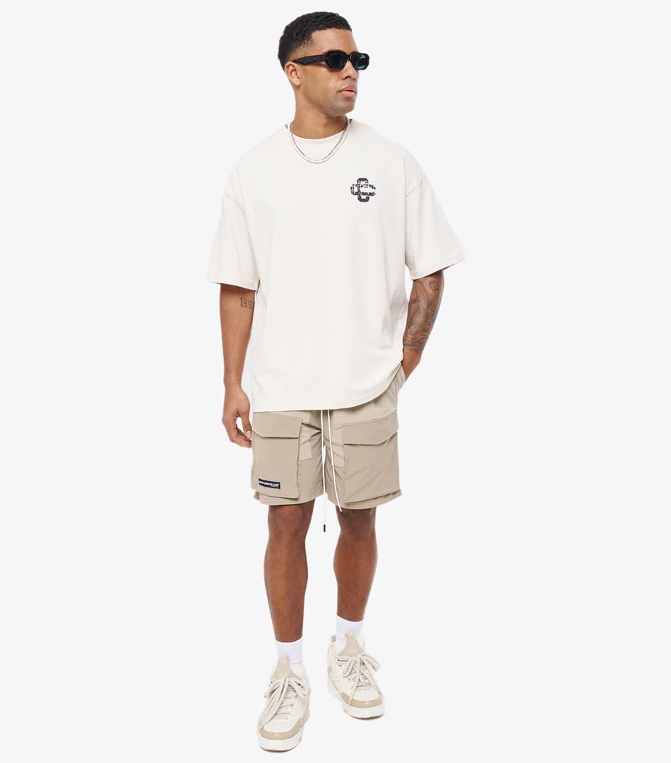 The Couture Club Panelled Cargo Shorts