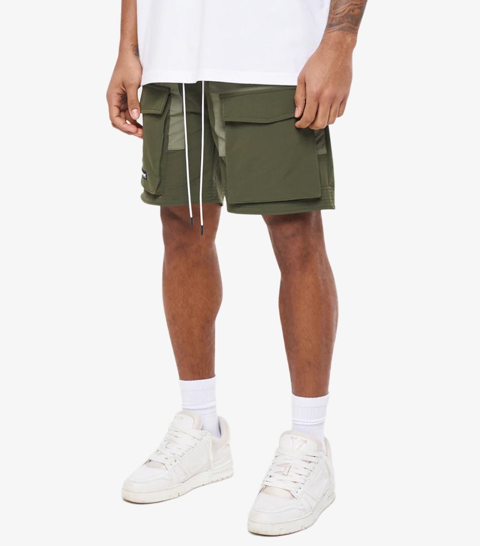 The Couture Club Panelled Cargo Shorts