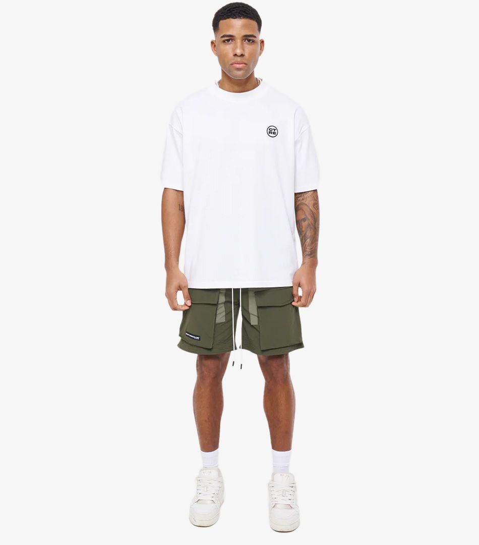 The Couture Club Panelled Cargo Shorts