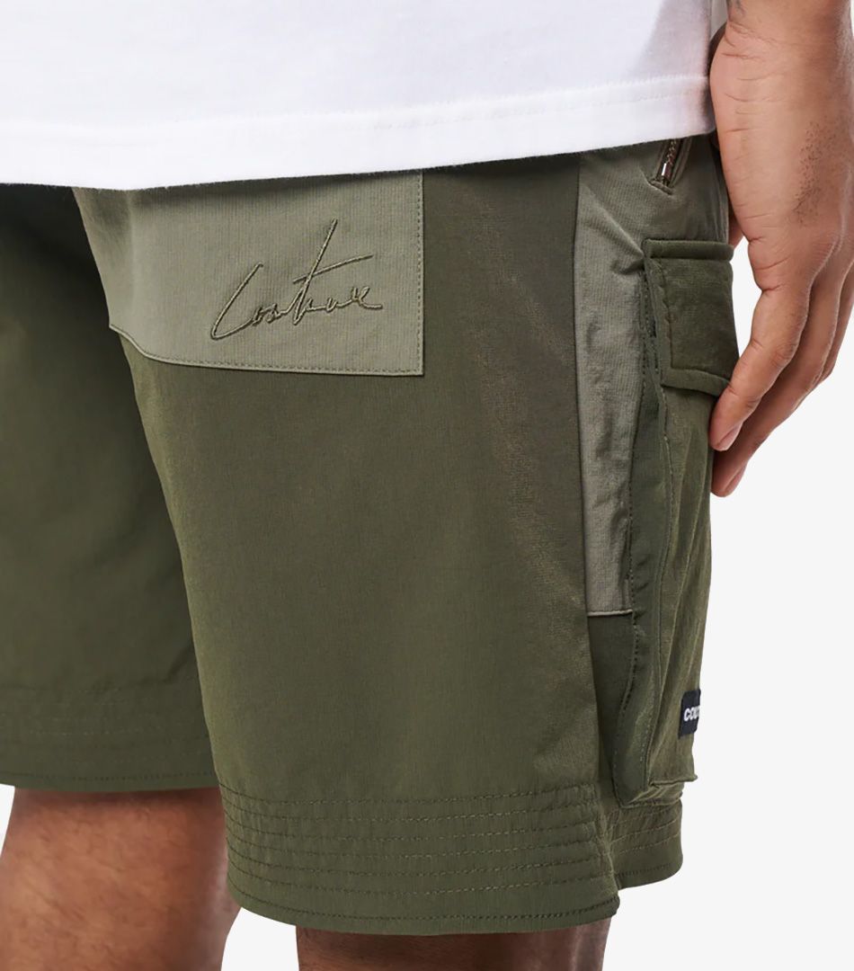 The Couture Club Panelled Cargo Shorts